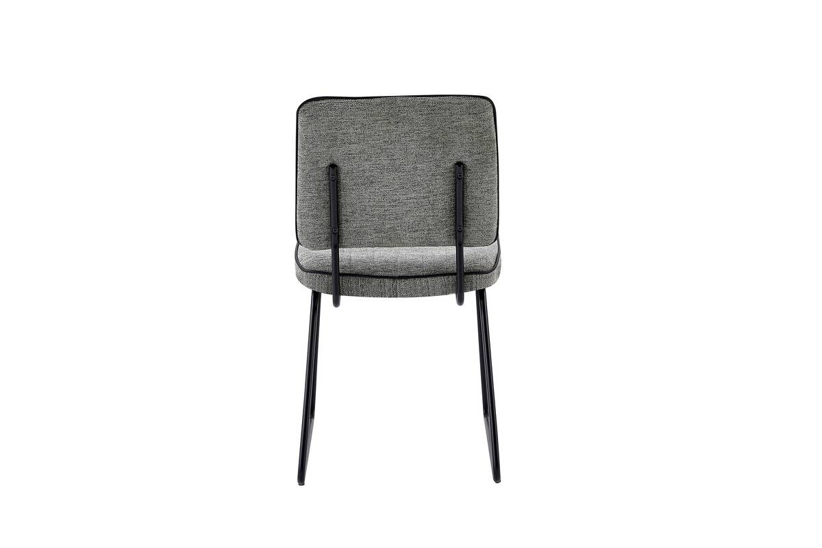 Stuhl LIAM 4er-Set grau B/H/T: ca. 45x83x61 cm
