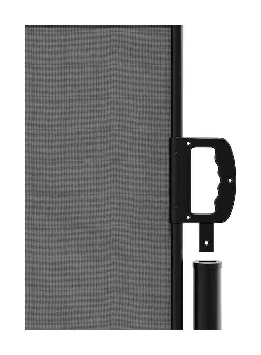 vidaXL Seitenmarkise anthrazit B/T/L: ca. 140x500x500 cm