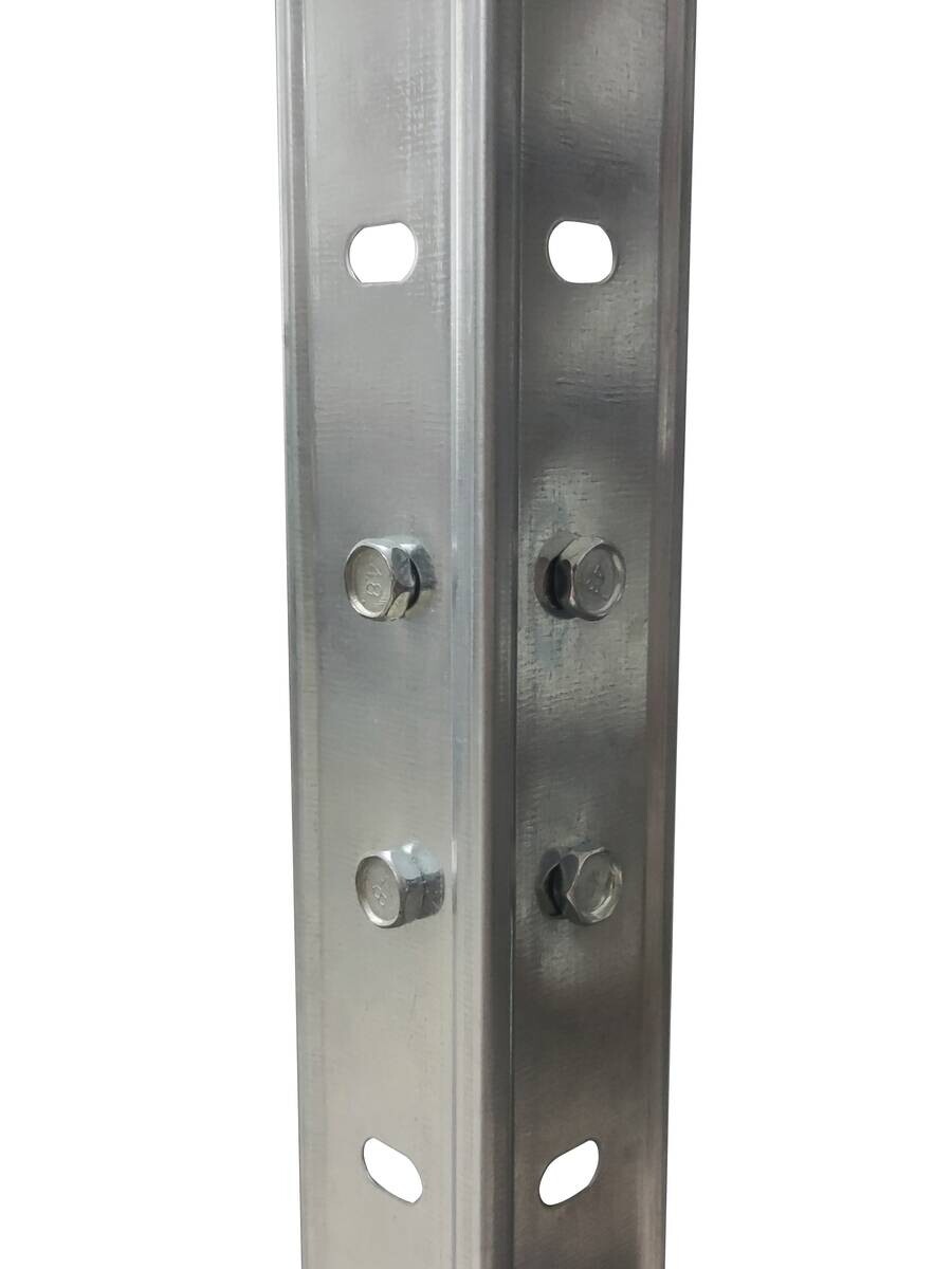 Schraubregal verzinkt B/H/T: ca. 90x180x60 cm