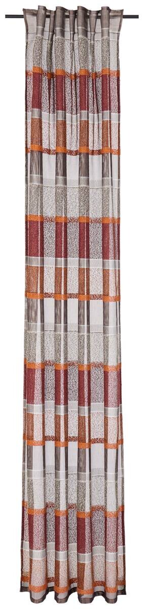 Kombivorhang Chelsea bordeaux B/L: ca. 145x245 cm