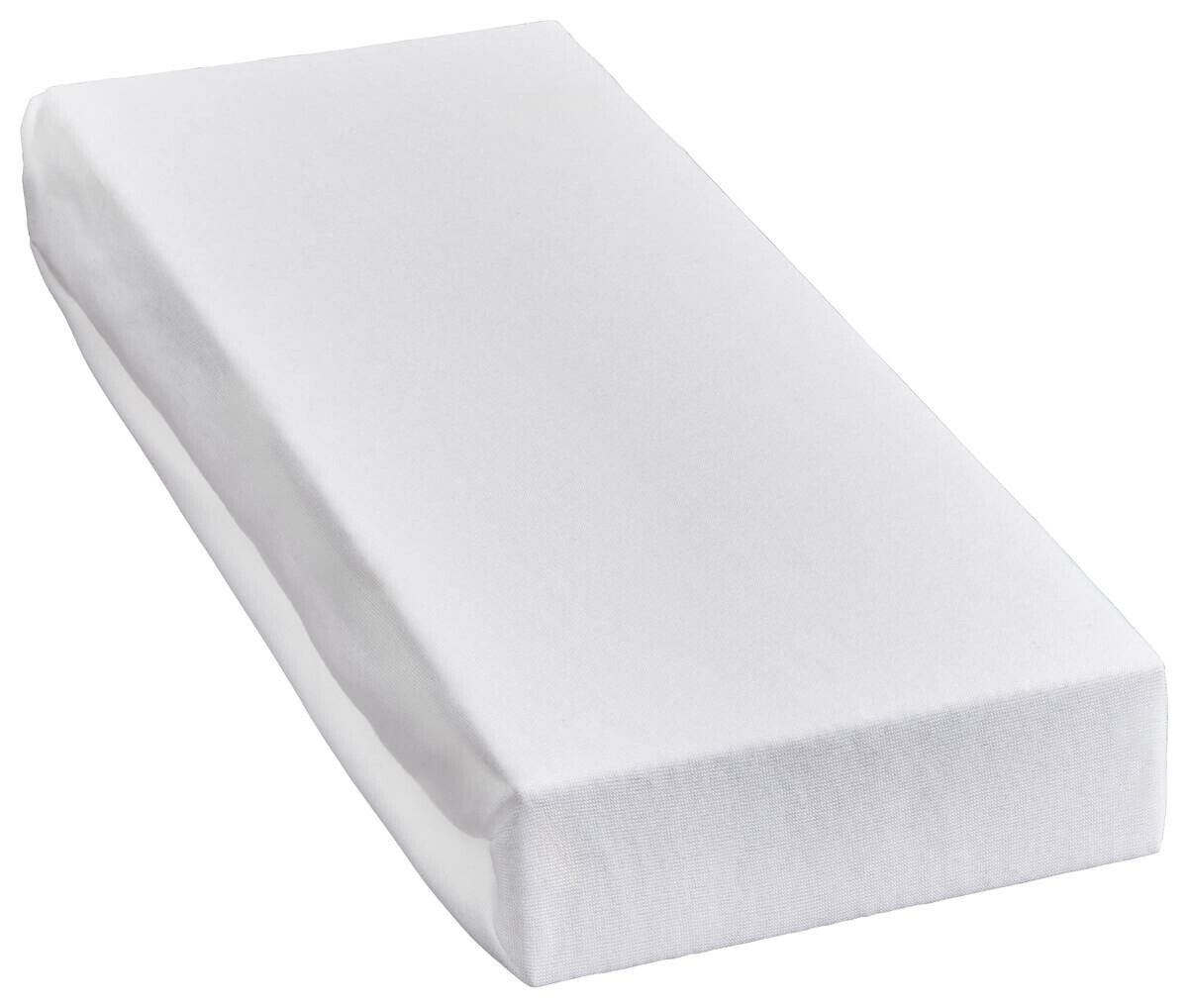 POCOline Microfaser Spannbetttuch weiß 100% Polyester B/L: ca. 150x200 cm
