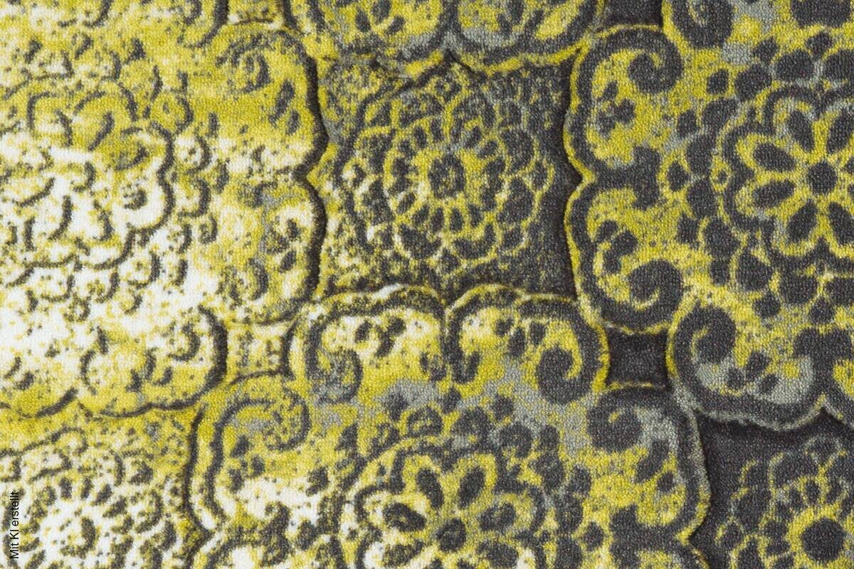 Arte Espina Kurzflorteppich Living Mat 56 gelb B/L: ca. 64x168 cm