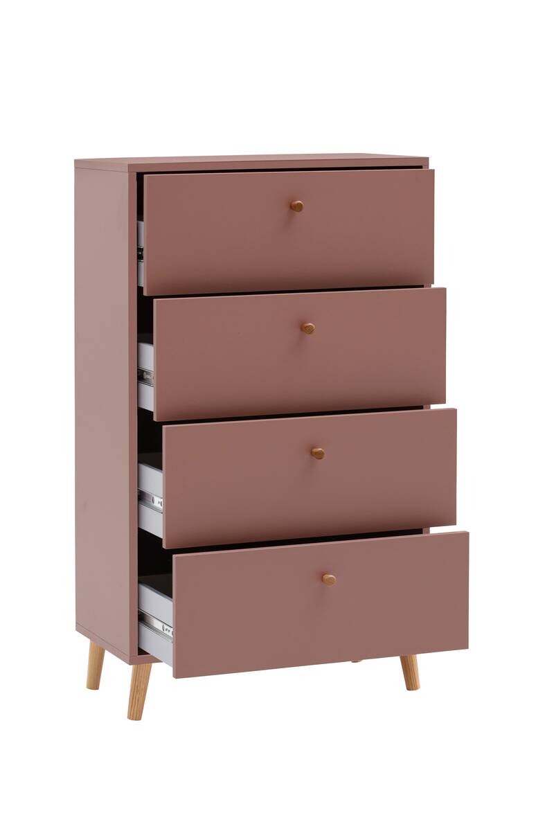 Kommode Bjarne mauve B/H/T: ca. 60,1x101,3x33 cm