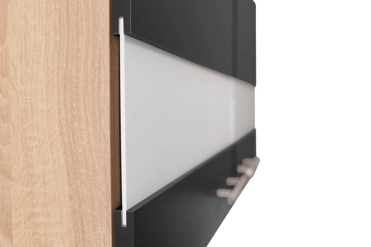 Hängeschrank Merle schwarz B/H/T: ca. 110x56x35 cm
