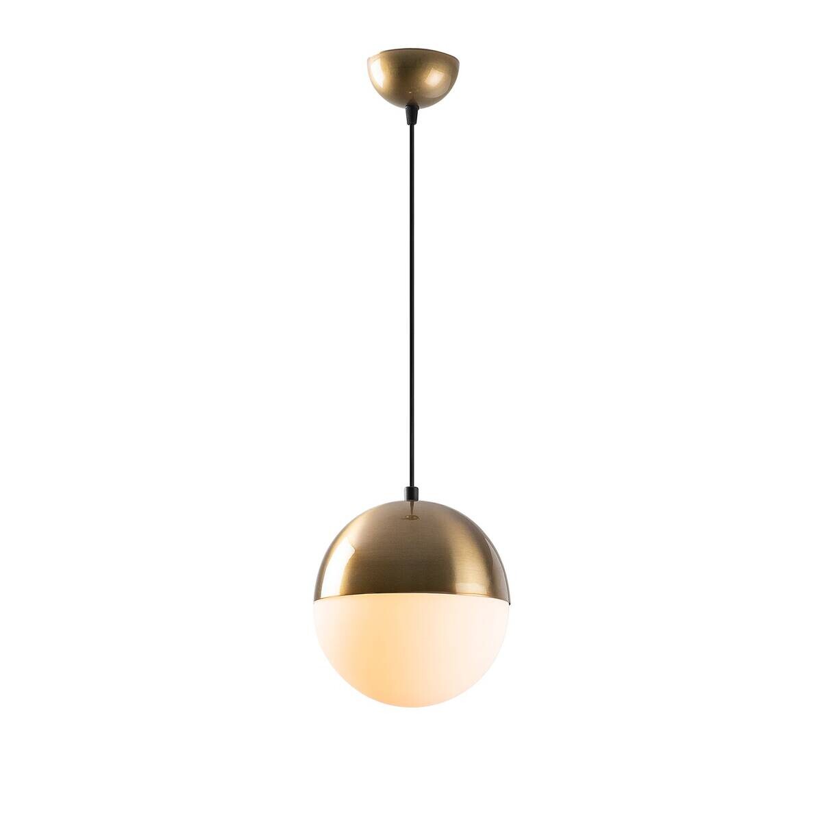 Opviq Pendelleuchte Bastos-2101 weiß Metall Glas B/H/T/L/D: ca. 20x117x20x20x20 cm E27 1 Brennstellen
