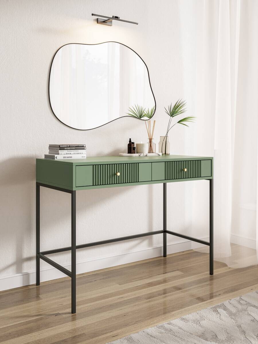 Schminktisch ISEO grün B/H/T: ca. 104,3x79x60 cm