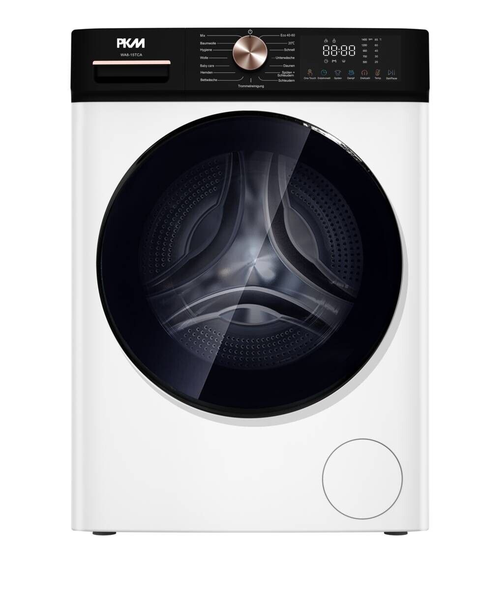 PKM Waschmaschine WA8-15TCA weiß B/H/T: ca. 60x84,7x52 cm ca. 8 kg