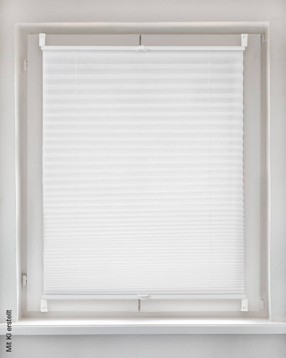 POCOline Spannplissee Non Woven weiß B/L: ca. 80x130 cm