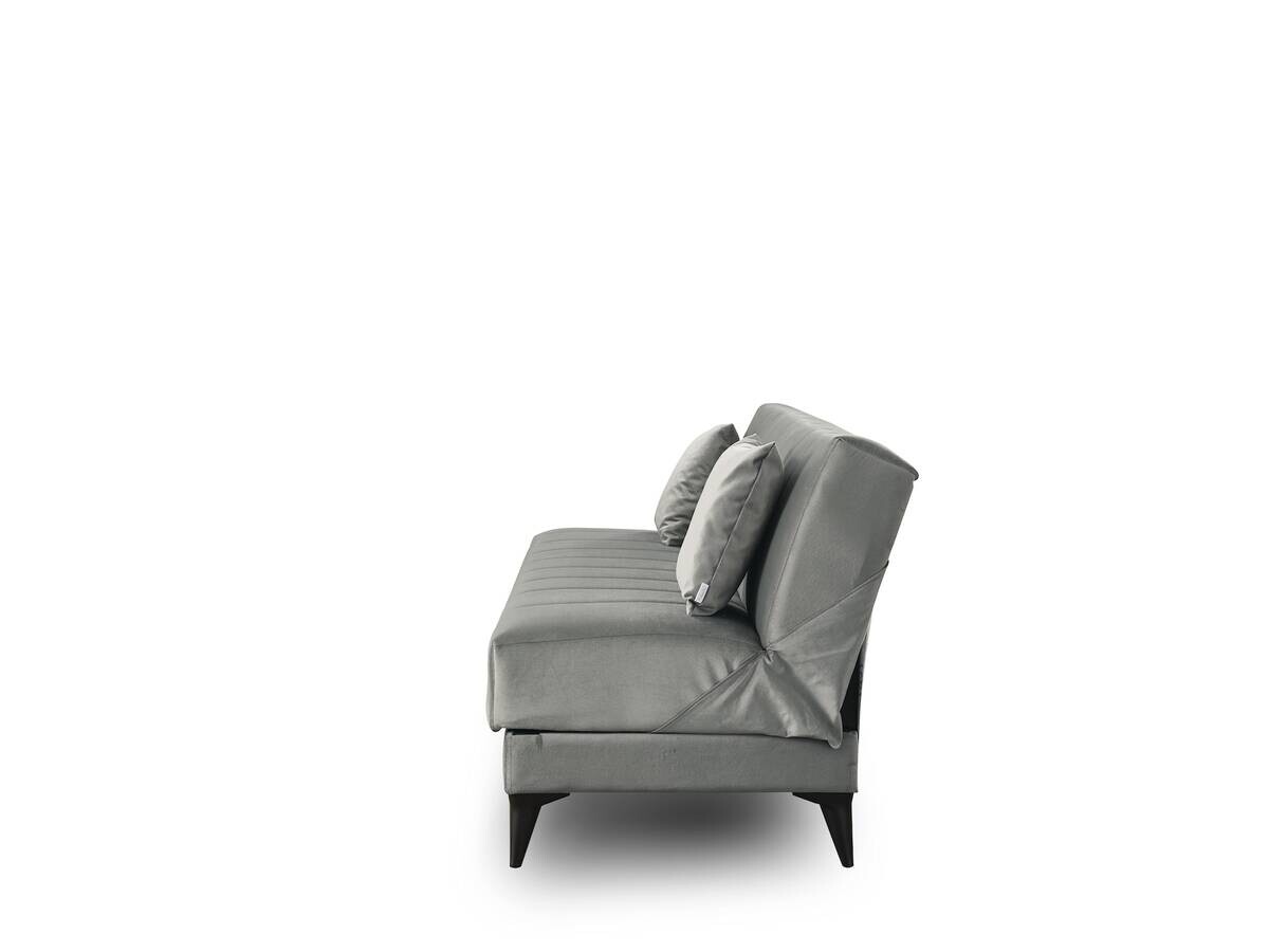 Schlafsofa grau Polyester B/H/T: ca. 192x86x84 cm