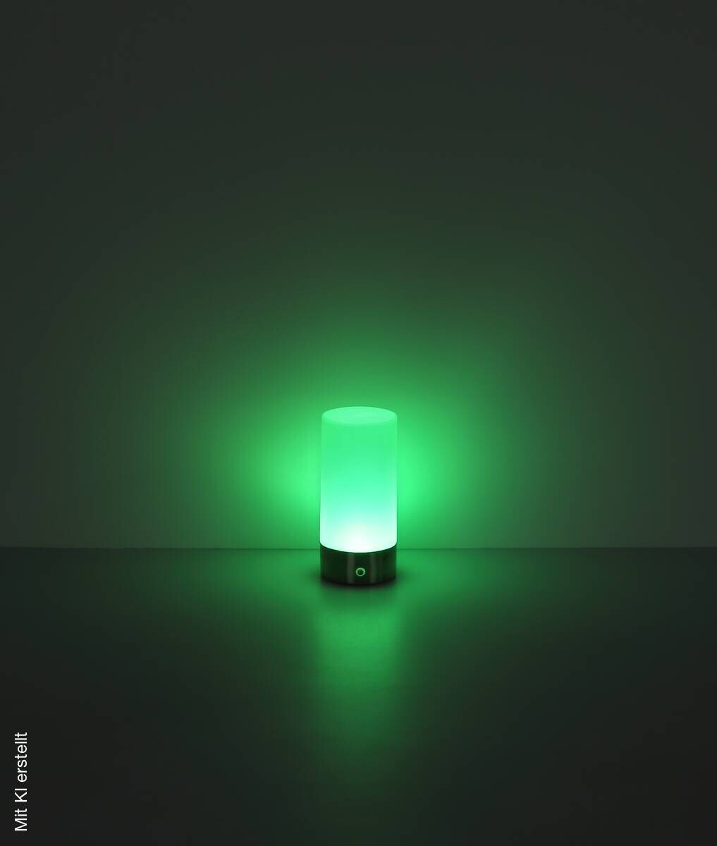 GLOBO LED-Tischlleuchte Lex nickel matt Metall H/D: ca. 19x8,8 cm