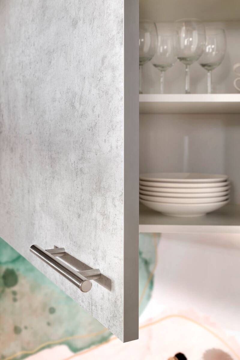 Respekta Winkelküche Malia Beton Optik B/H/T: ca. 280x200x172 cm