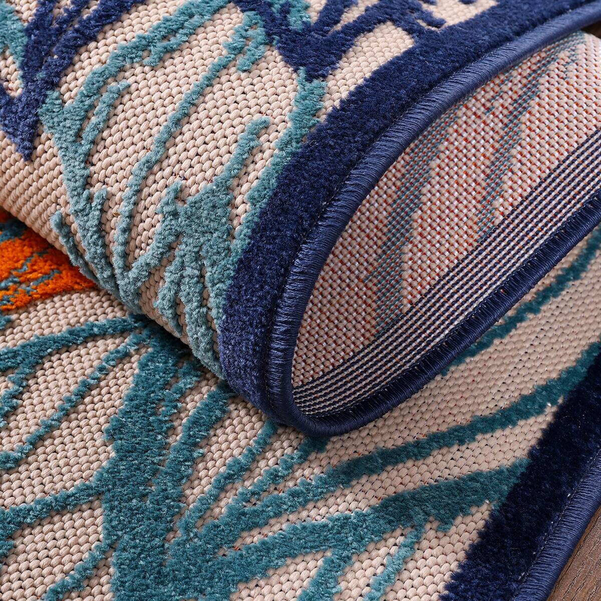 Sanat Outdoorteppich FLORAL bunt B/L: ca. 160x230 cm