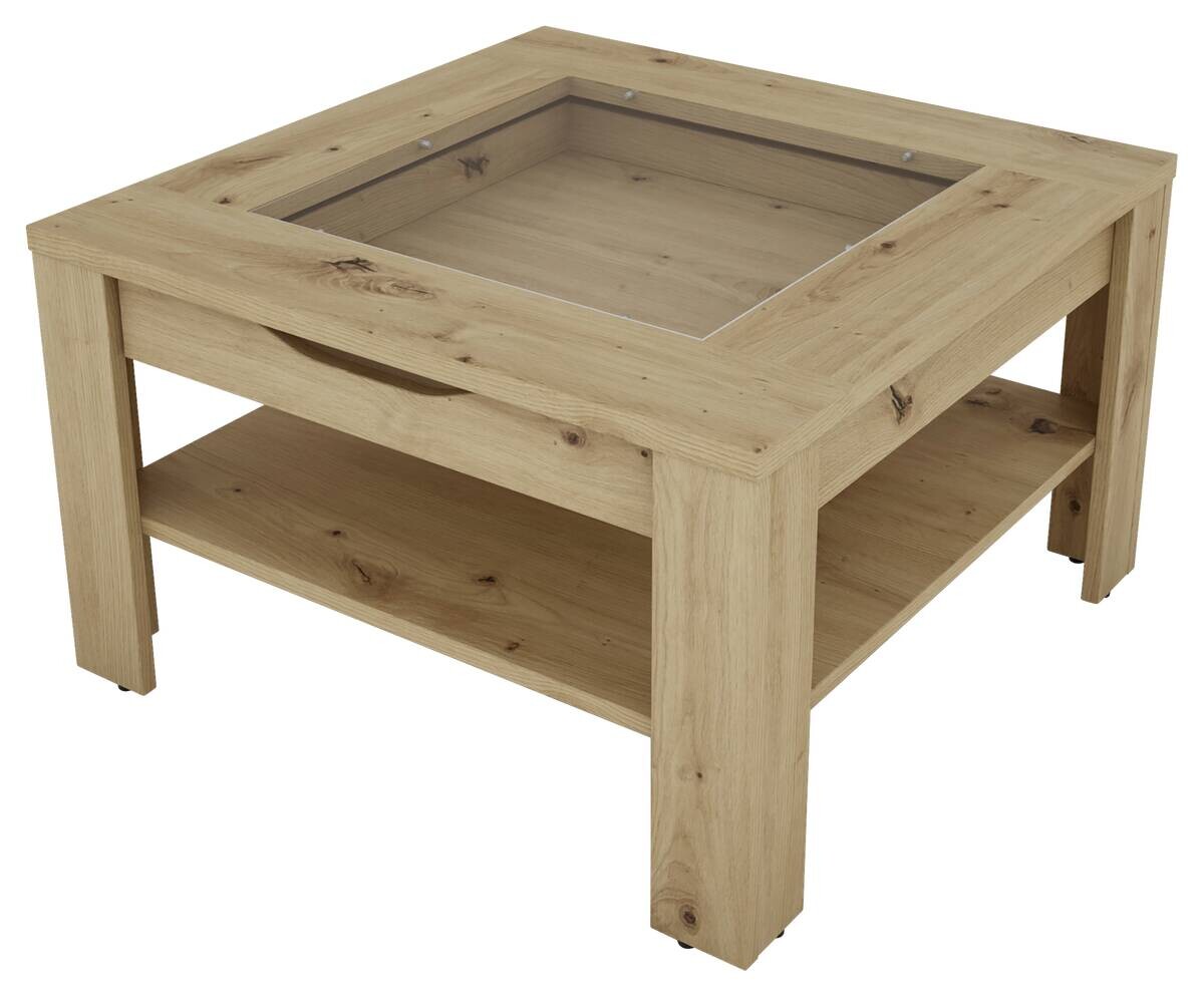 Couchtisch RALPH Eiche Artisan Nachbildung B/H/T: ca. 67x43x67 cm