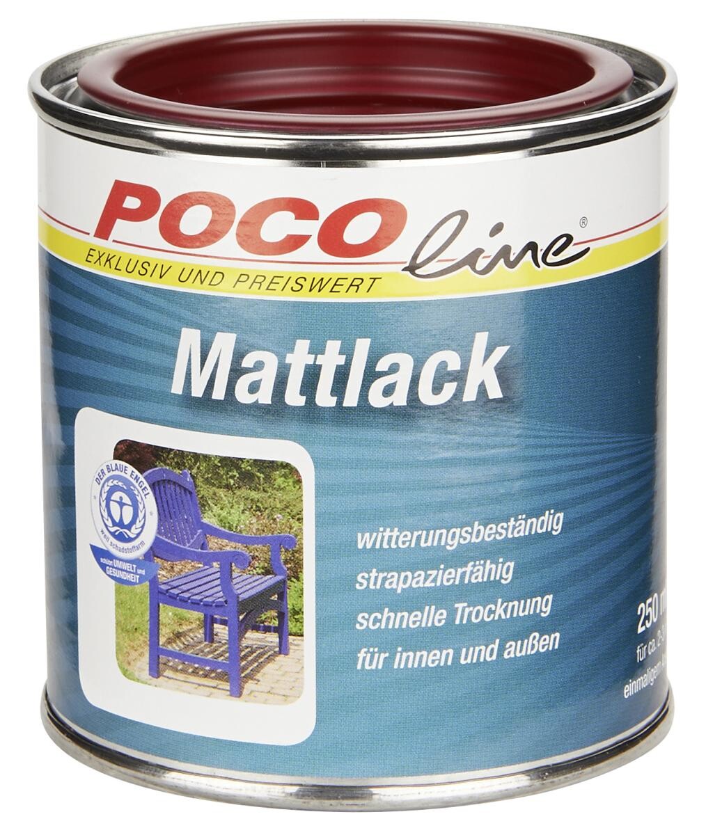 POCOline Acyl Buntlack tiefschwarz seidenmatt ca. 0,25 l | tiefschwarz