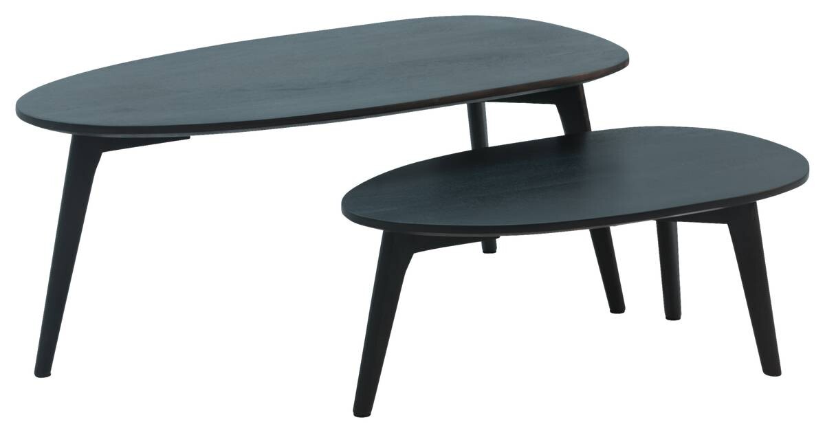 Wohnling Couchtisch 2er.-Set. B/H/T: ca. 100x42x50 cm