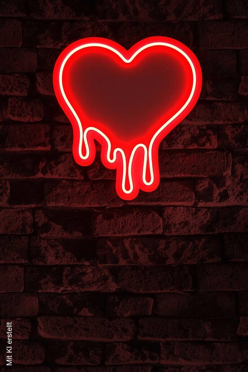 Opviq LED-Wandleuchte rot PVC B/H/T/L: ca. 32x35x2x32 cm