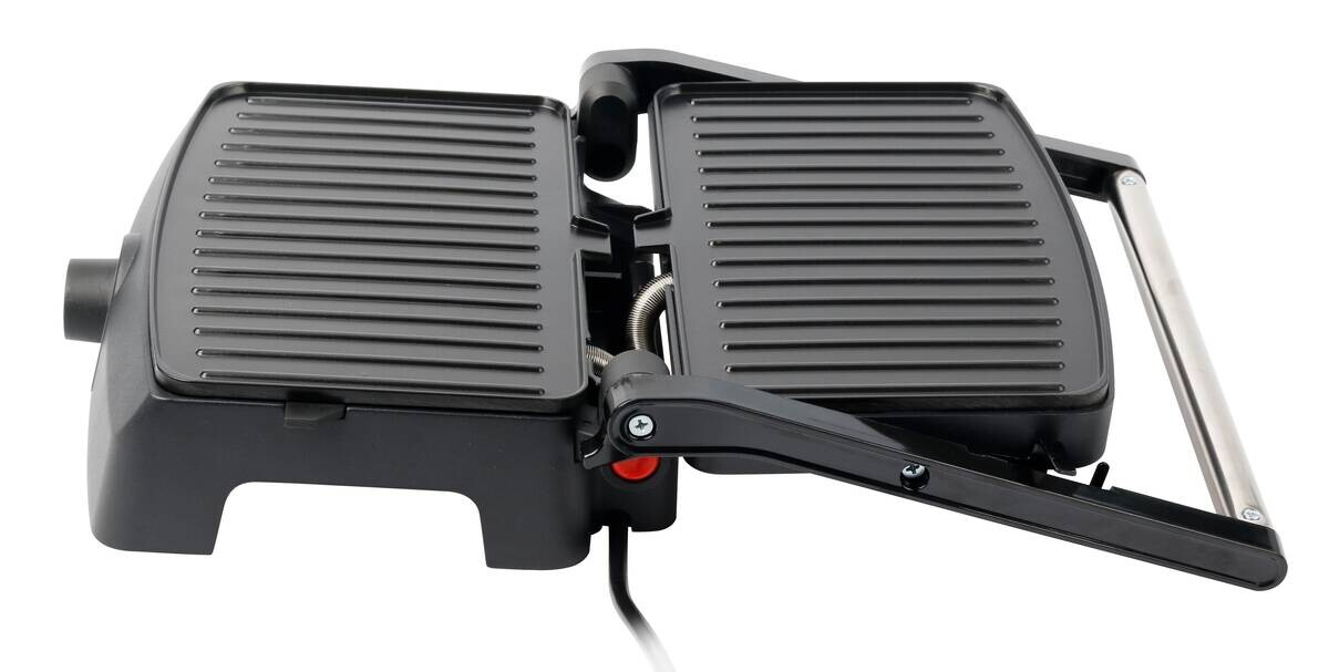 Emerio Multigrill CG-130861 silber B/H/L: ca. 13x23x26,8 cm