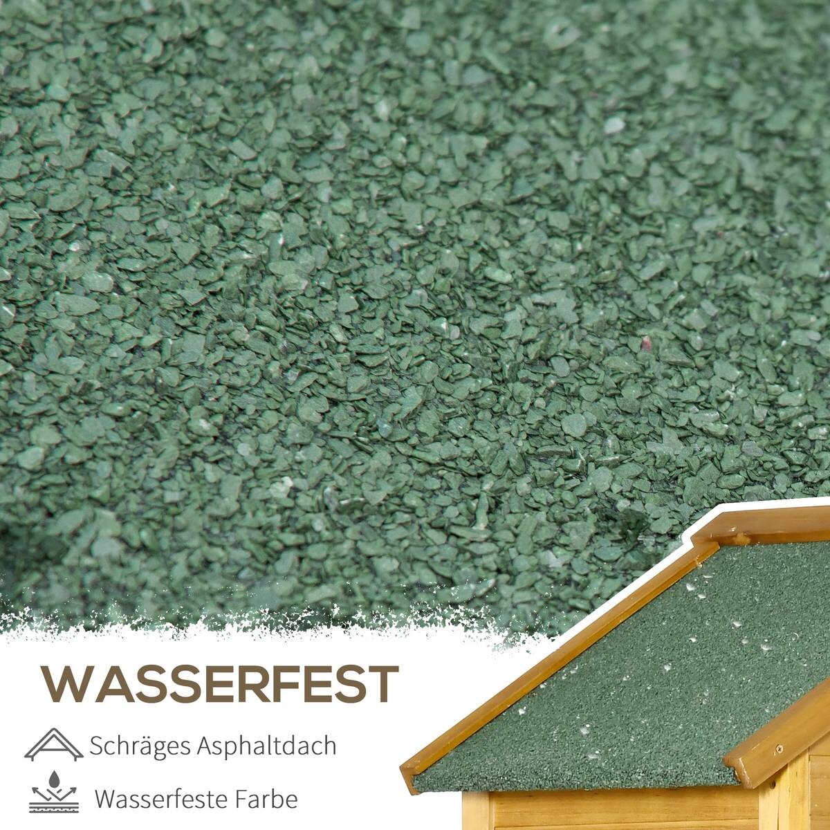 Outsunny Gartenhaus natur B/H/L: ca. 49x191,5x79 cm