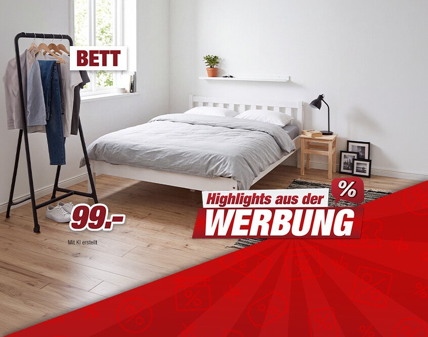 Unsere Werbe Highlights - Bett