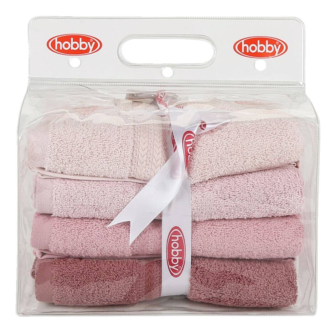 Mijolnir Frottier-Set puder rosa 100% Baumwolle B/L: ca. 50x90 cm