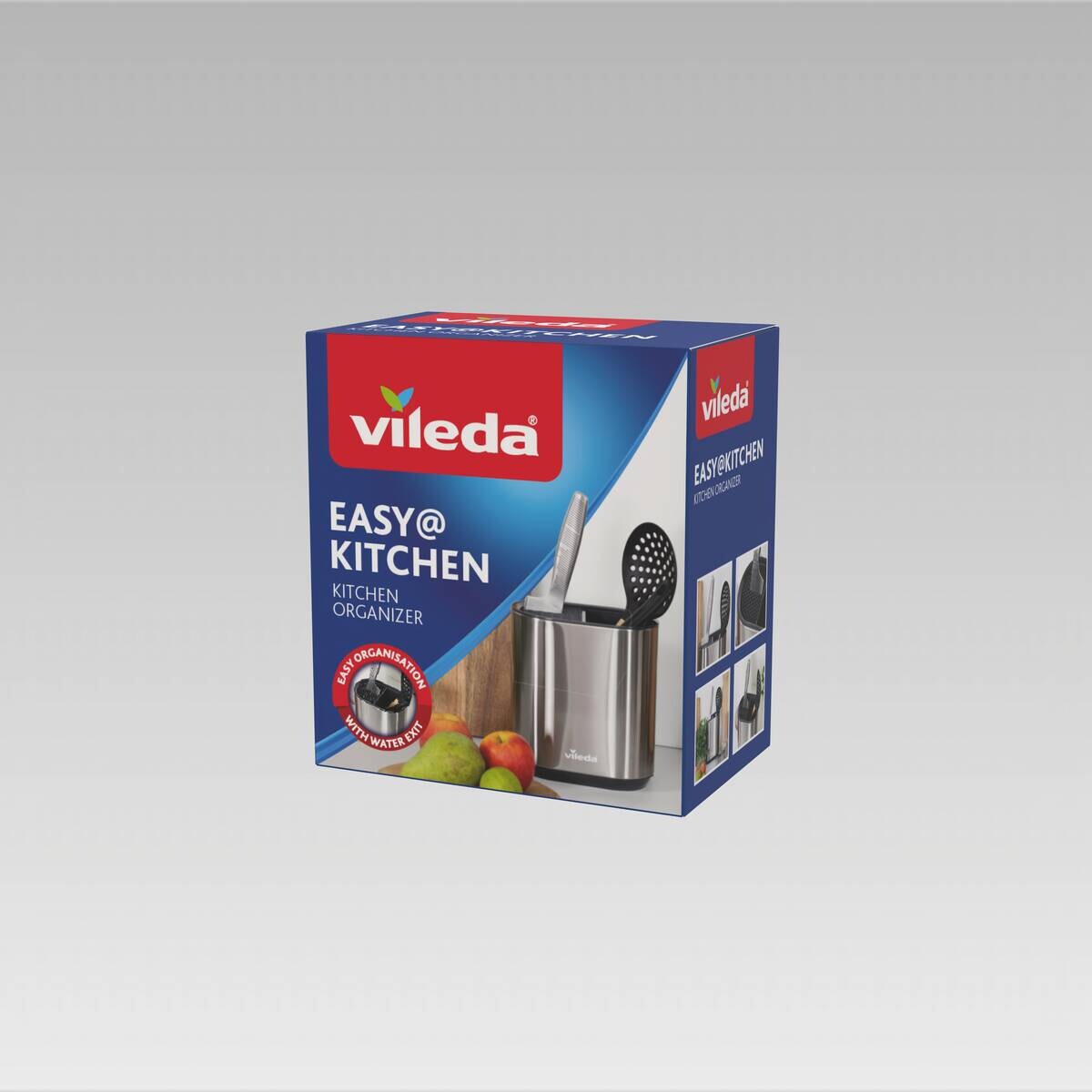 Vileda Küchenorganizer silber Kunstfell B/H/L: ca. 11,5x19,4x18 cm
