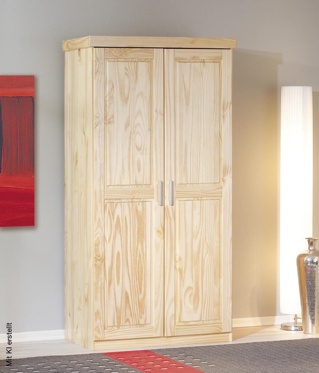 Kleiderschrank Leon natur B/H/T: ca. 95x190x55 cm