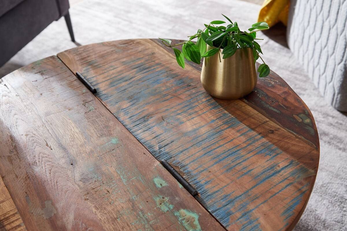 Wohnling Couchtisch weiß B/H/T: ca. 60x36x60 cm