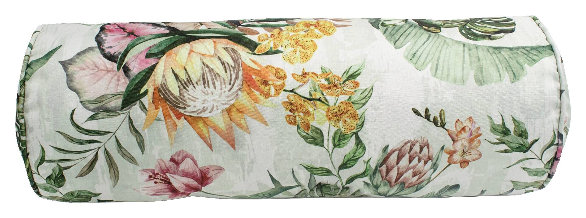 Nackenrolle bunt Polyester L/D: ca. 50x18 cm