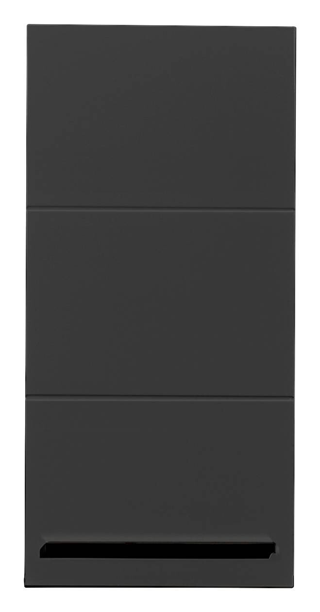 Hängeschrank Vista Oak Eiche Viking Nachbildung schwarz matt B/H/T: ca. 34x70x23 cm