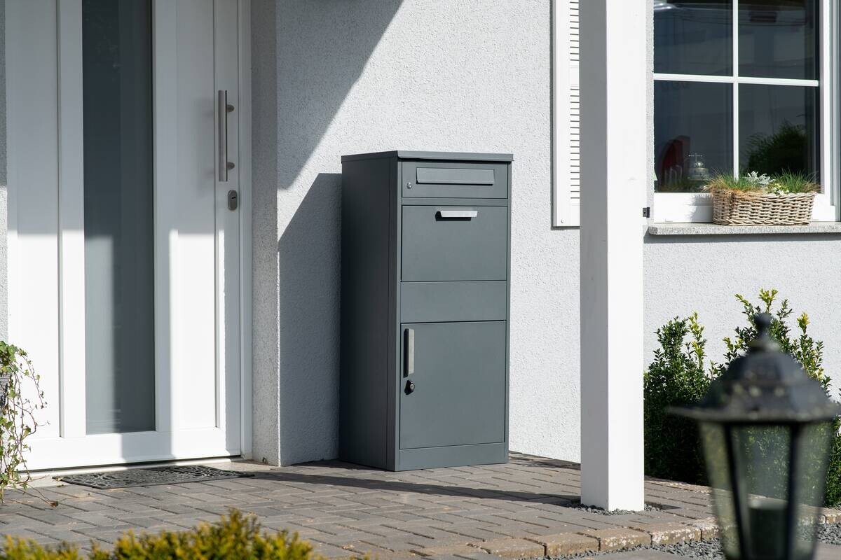 Westmann Paketbox Pedro anthrazit B/H/L: ca. 50x112x37 cm