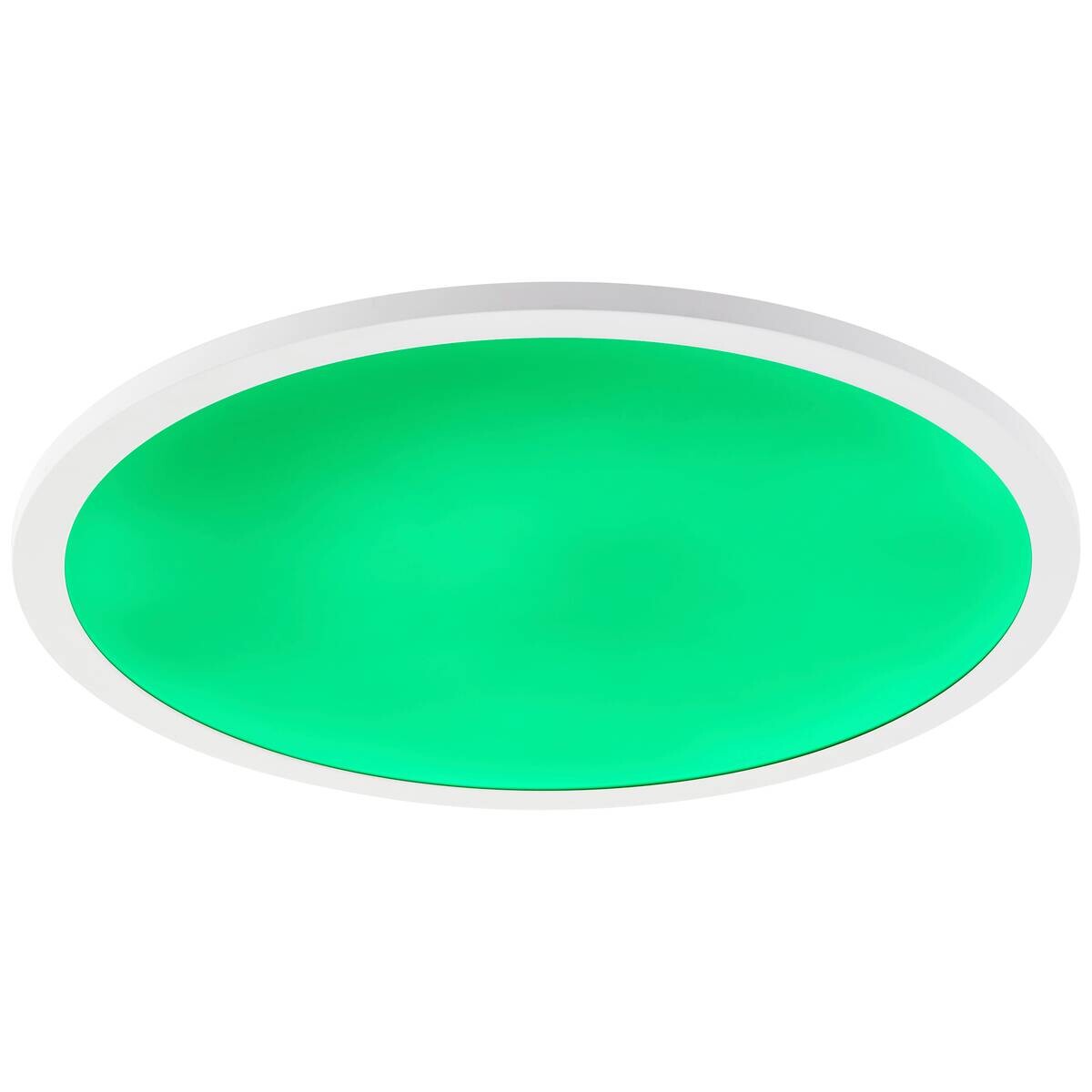 Brilliant LED-Deckenleuchte Briston weiß Kunststoff Metall B/H/L/D: ca. 43,5x7,5x44x42 cm
