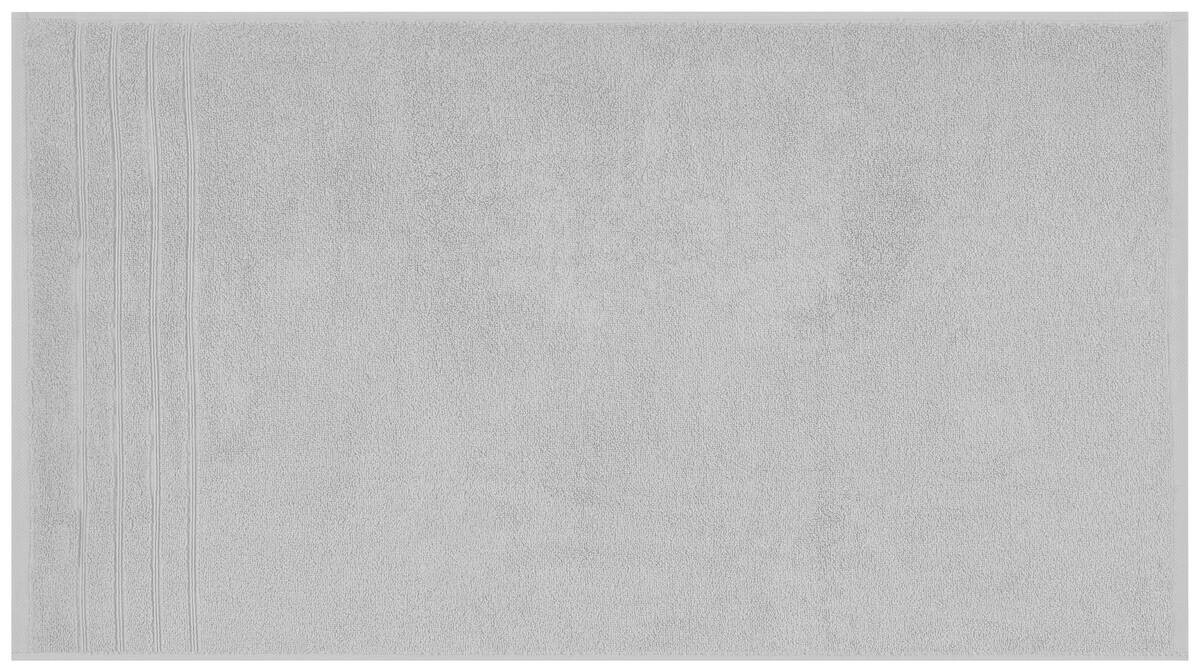 POCOline Handtuch Pisa silber 100% Baumwolle B/L: ca. 50x100 cm