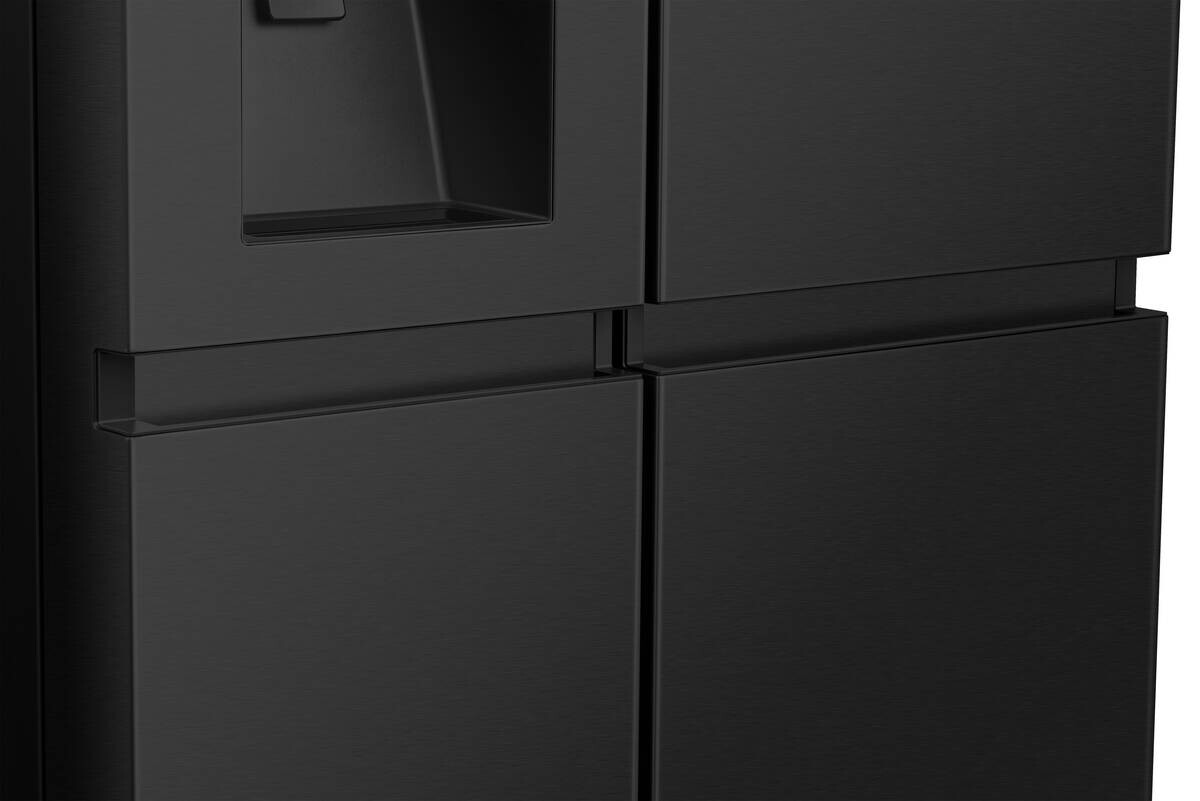 Hisense Side-by-Side RS818N4TFE schwarz B/H/T: ca. 91x179x73 cm