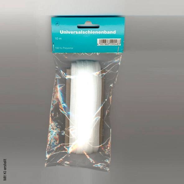 Universalband weiß 100% Polyester B/L: ca. 2,2x1000 cm