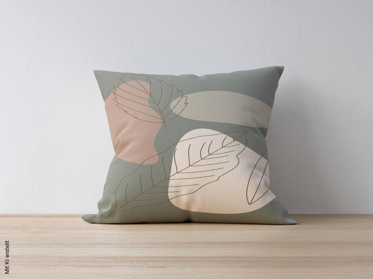 Kissenbezug mehrfarbig Polyester B/L: ca. 43x43 cm