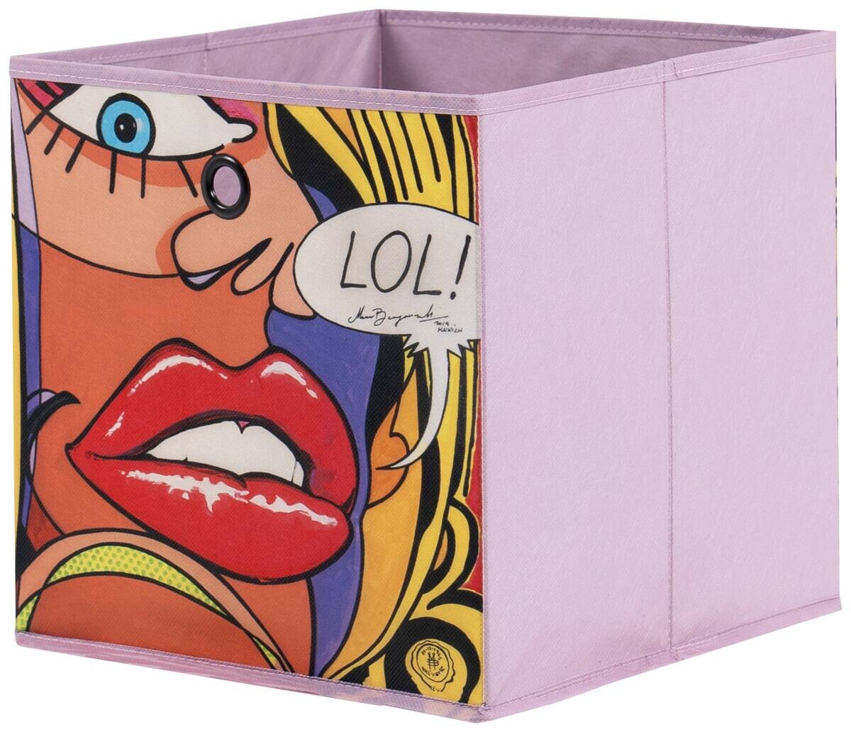 Stoffbox Stoffbox rosa B/H/T: ca. 32x32x32 cm