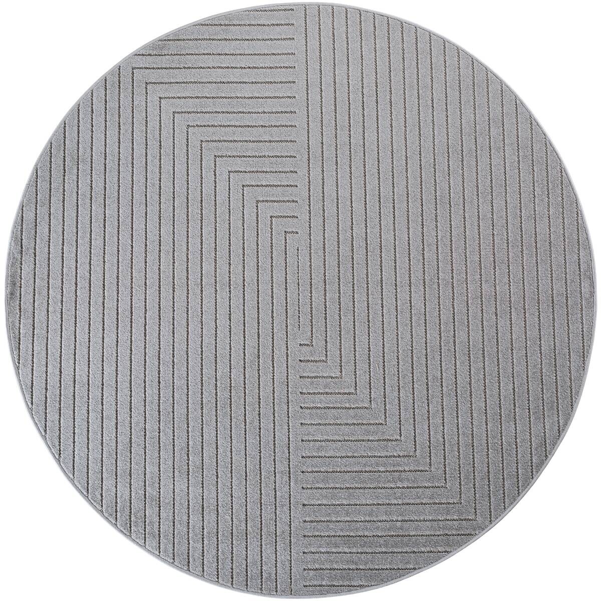 Ayyildiz Flachwebteppich NOVA silber D: ca. 200 cm