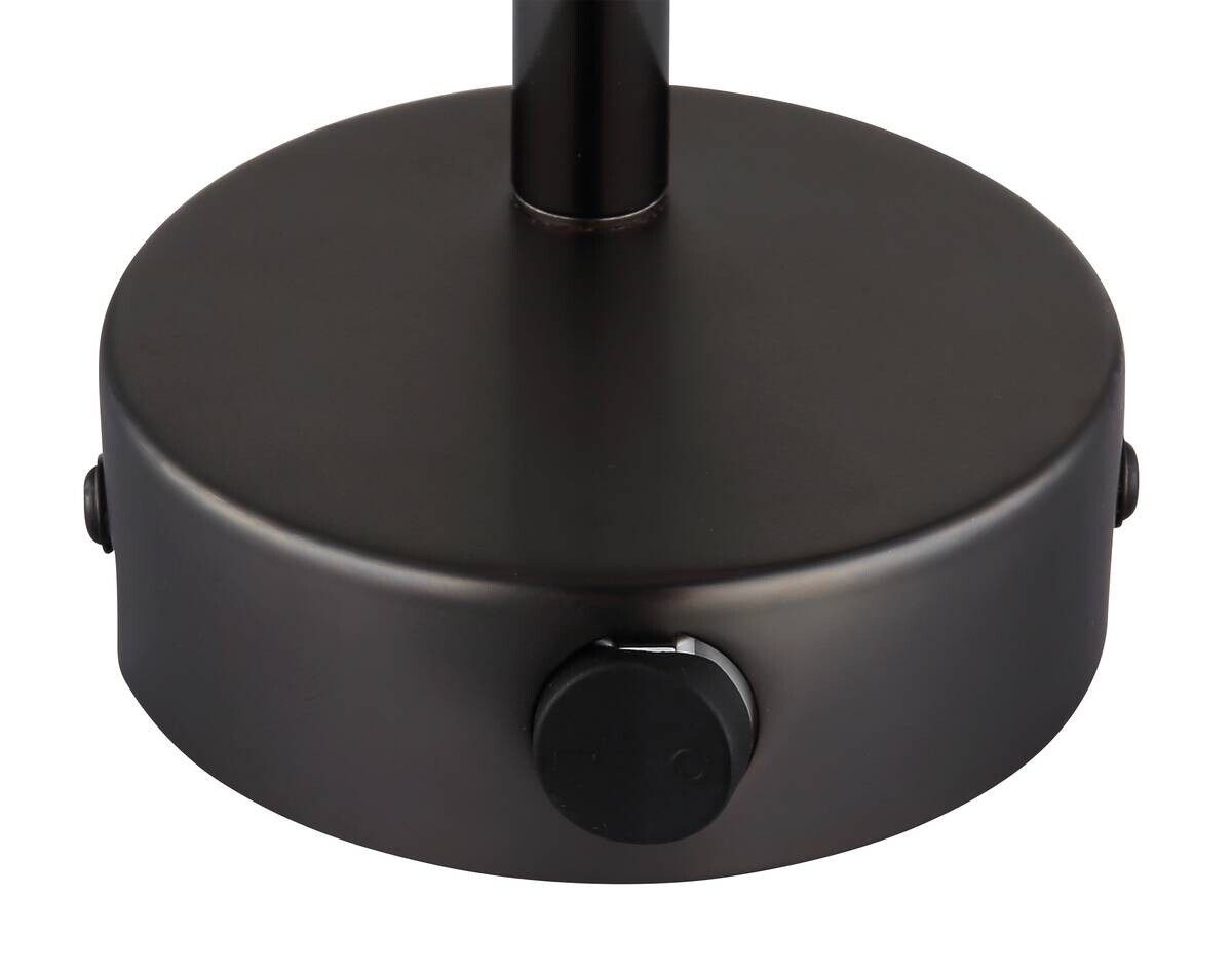 GLOBO Strahler schwarz Chrom Metall Glas B/H/L: ca. 12x14,5x14 cm E14 1 Brennstellen