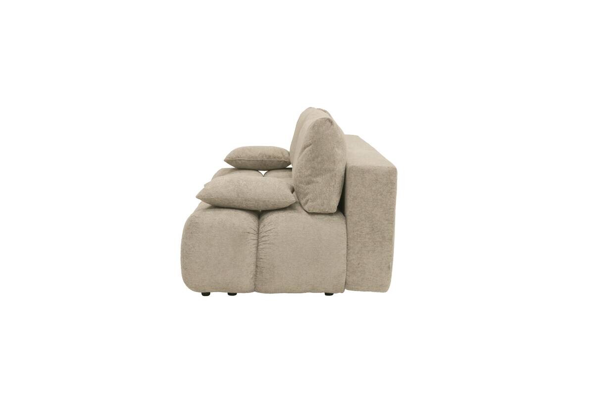Schlafsofa beige Polyester B/H/T: ca. 210x72x105 cm