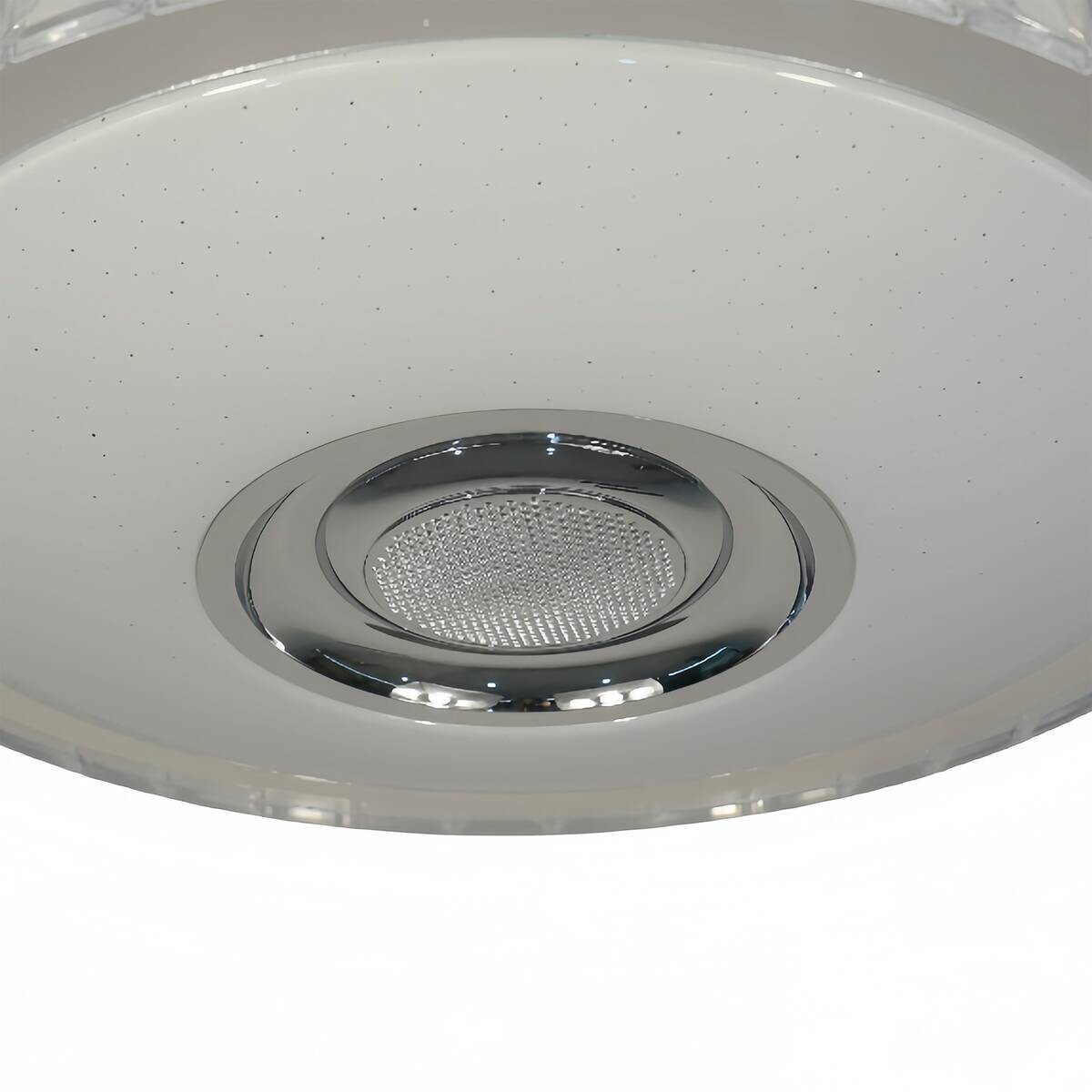 POCOline Deckenleuchte Sonido weiß Chrom Kunststoff Metall H/D: ca. 8x41 cm