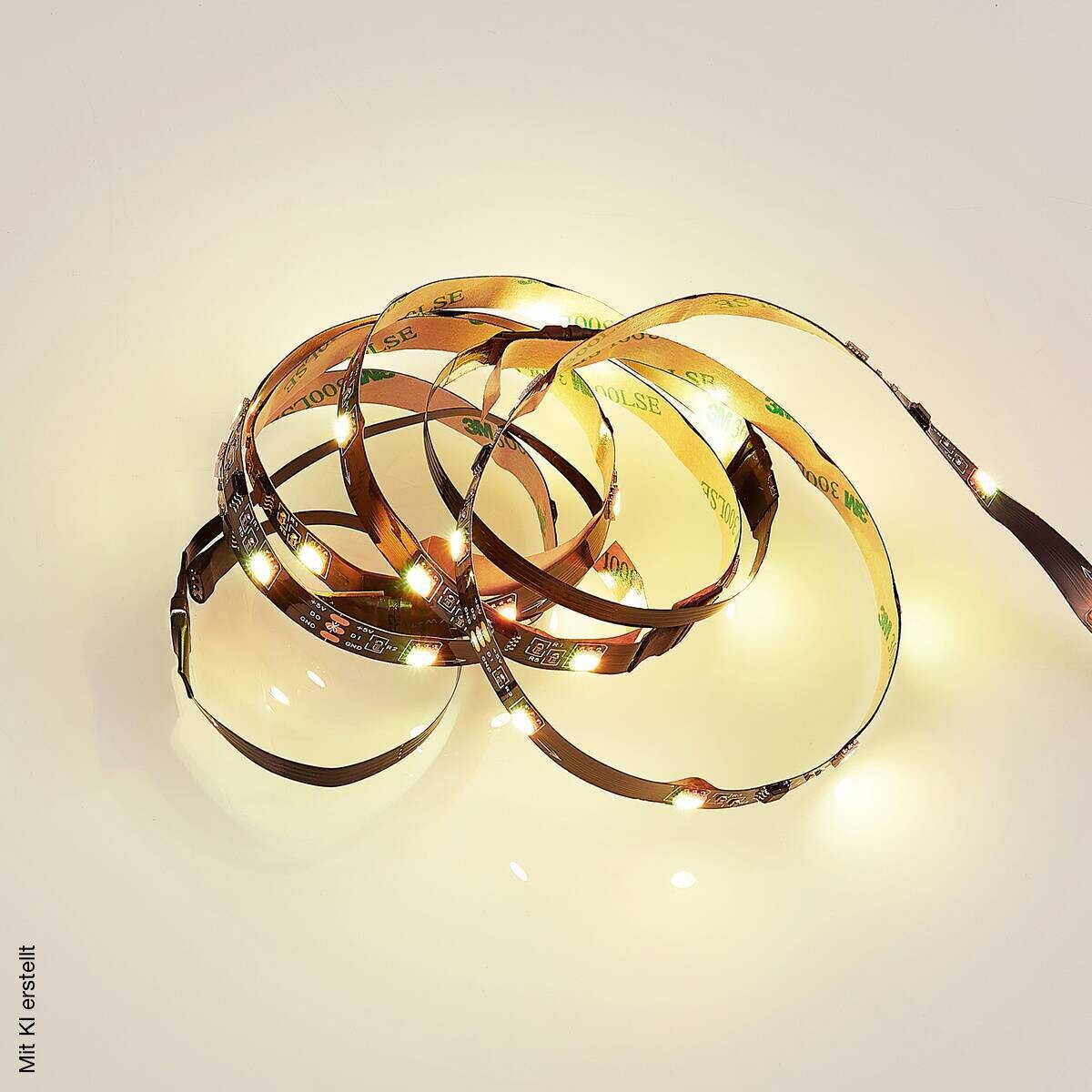 Lichtband schwarz Kunststoff B/L: ca. 1x120 cm