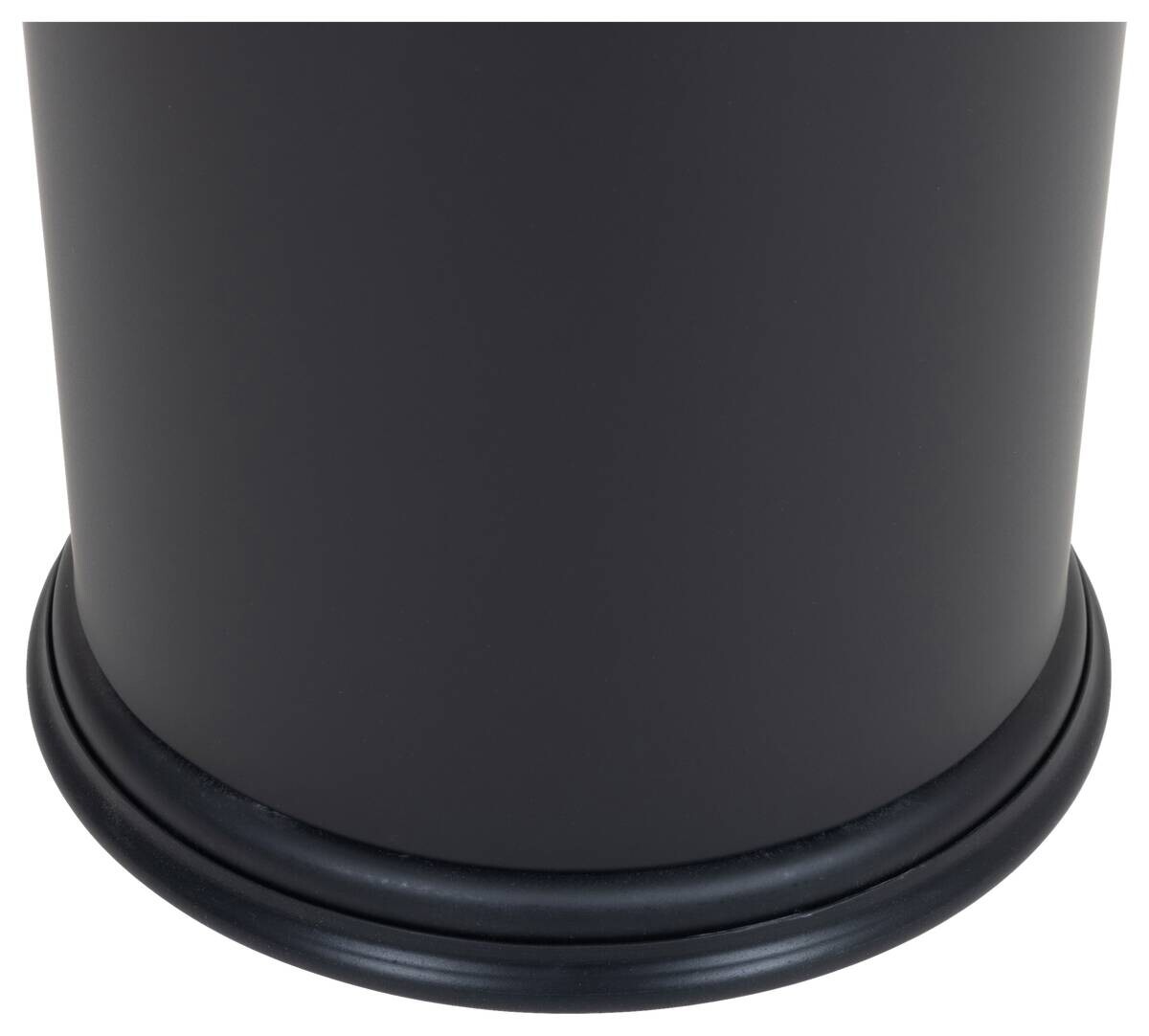 Aschenbecher schwarz Metall