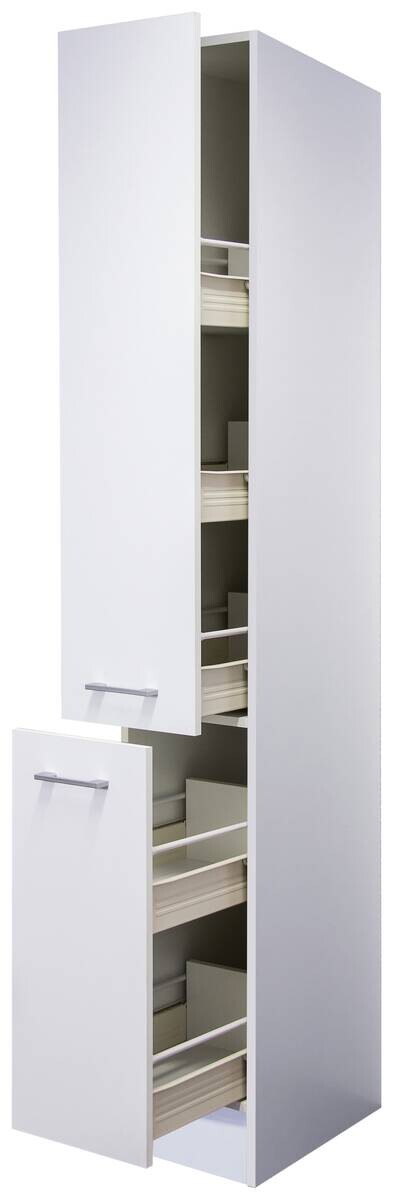 Apothekerschrank Lucca weiß matt B/H/T: ca. 30x200x57 cm