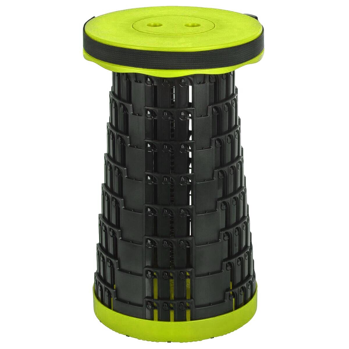 Hocker schwarz Kunststoff H/D: ca. 45x26 cm