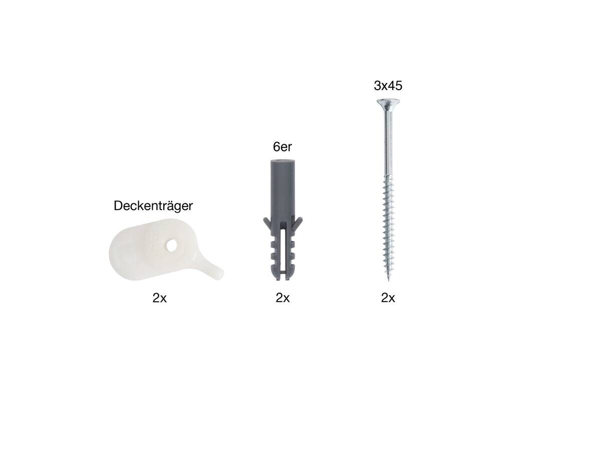 ondeco Träger Level weiß Kunststoff 1 Läufe