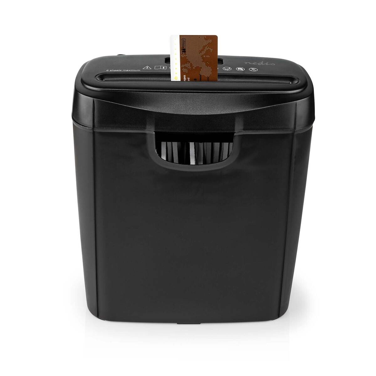 Nedis Aktenvernichter schwarz