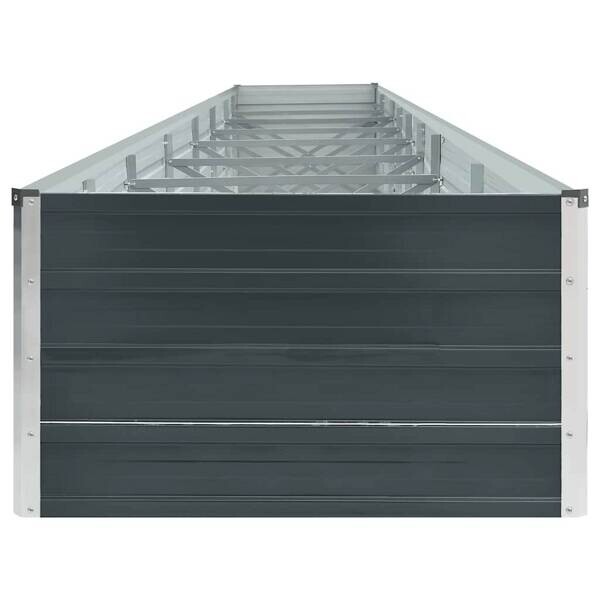 Garten-Hochbeet anthrazit Stahl B/H/L: ca. 80x45x600 cm