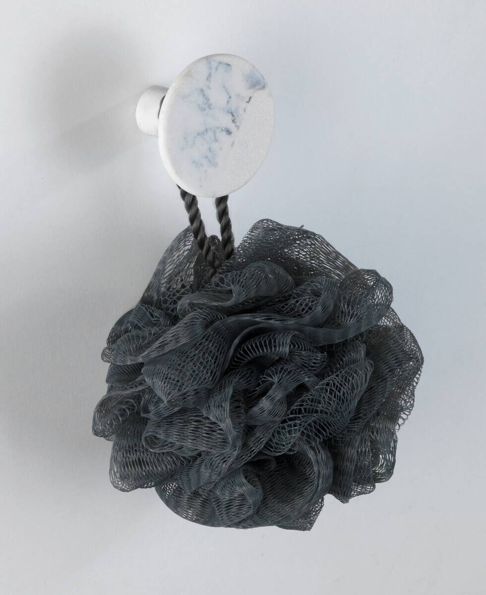 Wandhaken Melle weiß Marmor Optik D: ca. 5 cm