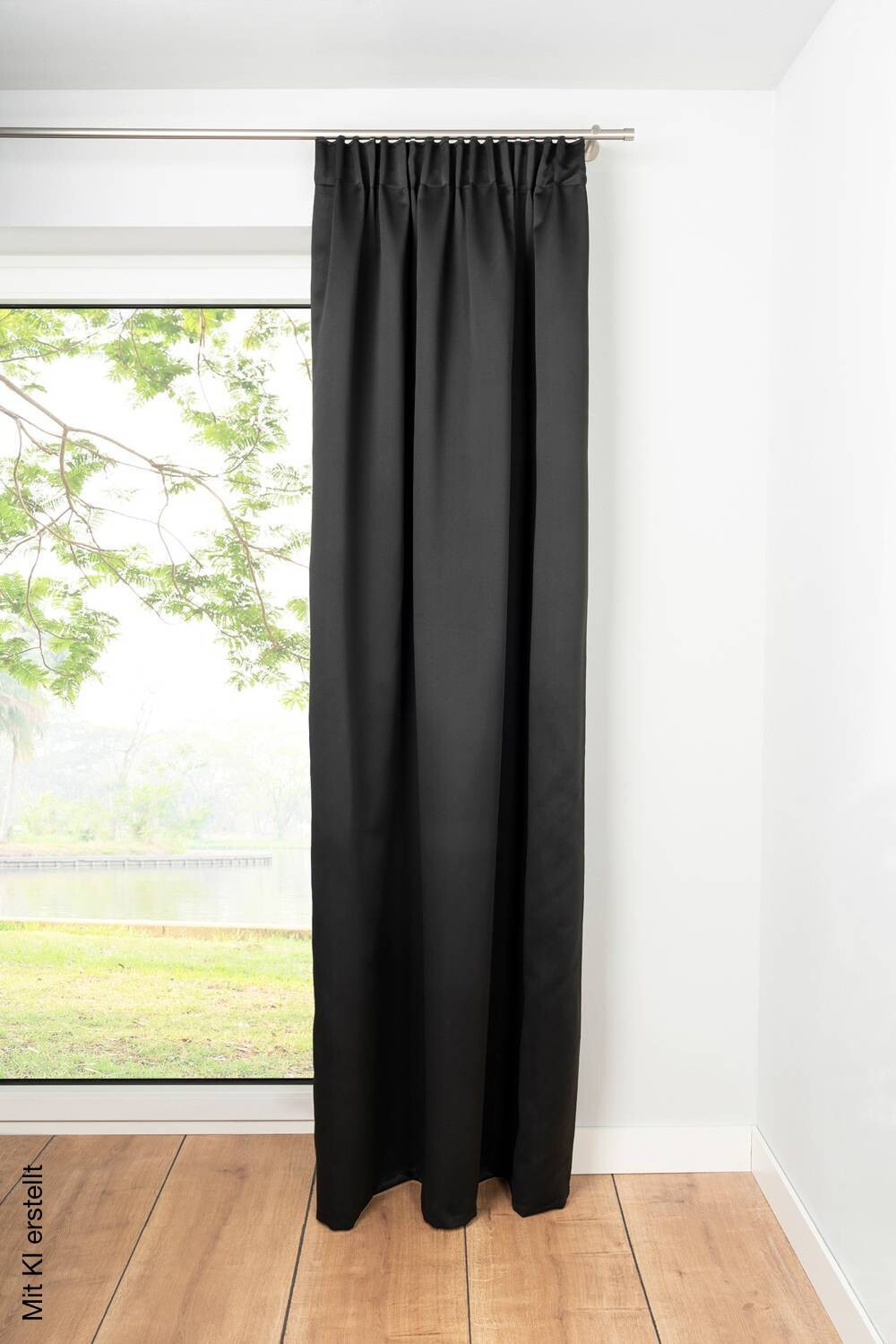 Kombivorhang 2er Pack DAY u.NIGHT schwarz B/L: ca. 135x300 cm