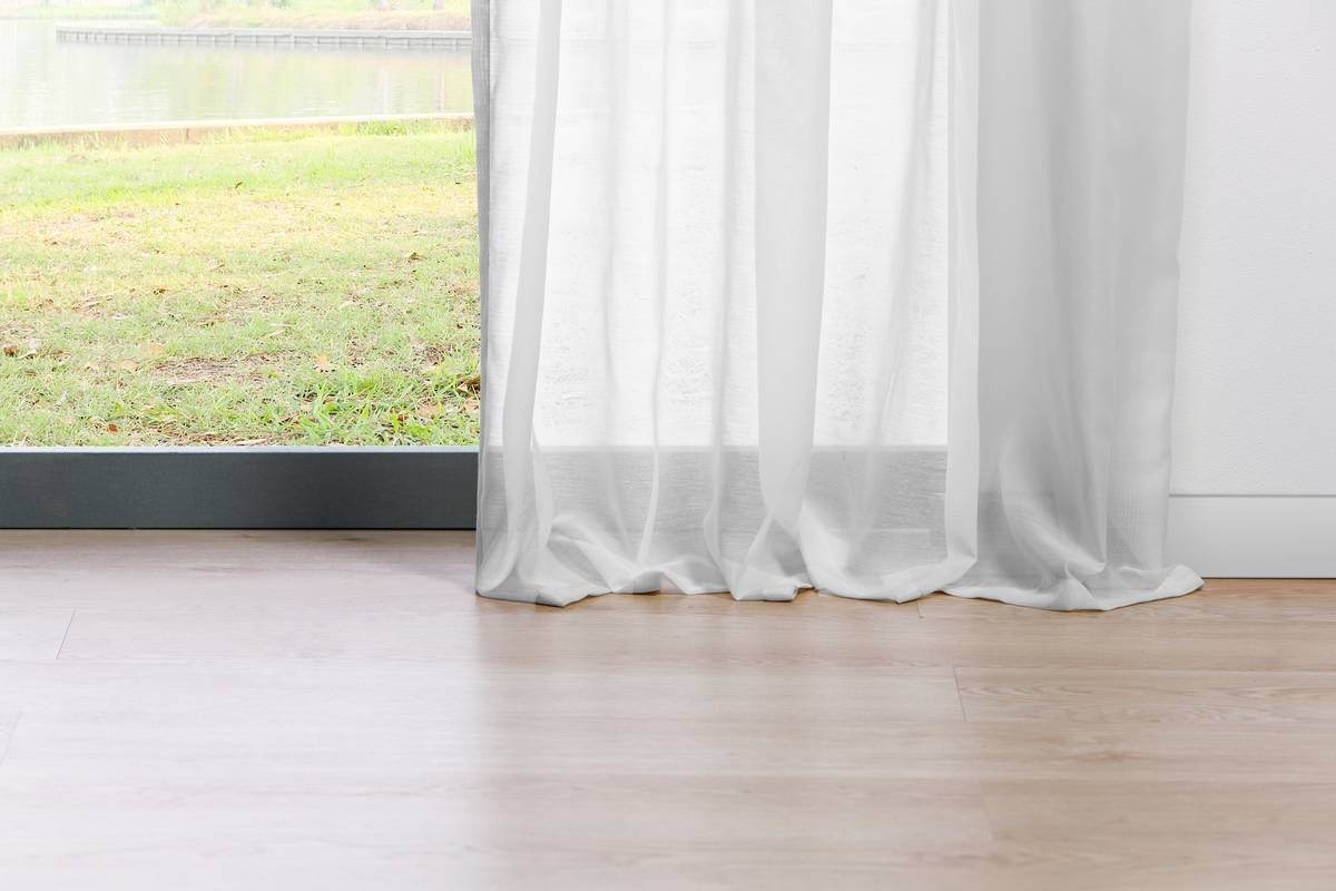 Kombivorhang 2er Pack Pure weiß B/L: ca. 135x300 cm